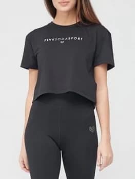 Pink Soda Ave Fitness T-Shirt - Black