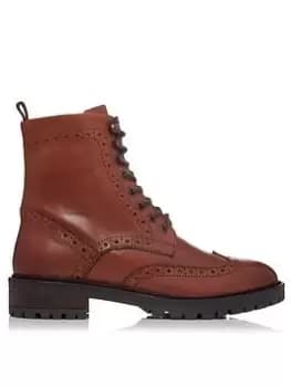 Dune London PURELY Tan Leather Boot - Tan, Brown, Size 5, Women