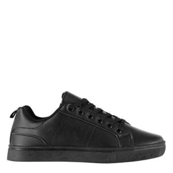 Fabric Low Junior Trainers - Black