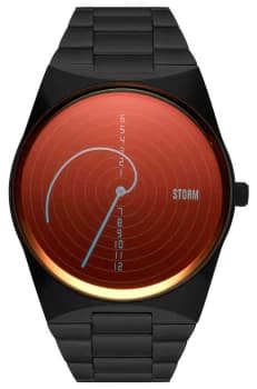 STORM Fibon-X Slate Red Slate Black Steel Bracelet 47444/ Watch