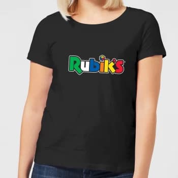 Rubik's Core Logo Womens T-Shirt - Black - M