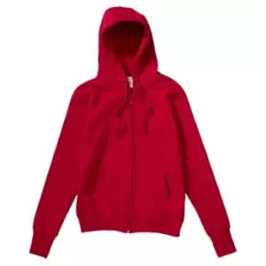 SG Mens Full Zip Urban Hooded Sweatshirt / Hoodie (2XL) (Red)