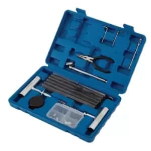 Draper Tyre Puncture Repair Kit for Tubeless Off Road Vehicles (65 Piece)