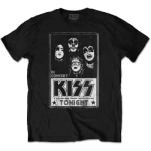 KISS - Tonight Unisex XX-Large T-Shirt - Black