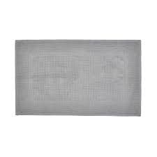 Bedeck of Belfast Silver Cotton 'Noi' Bath Mat - Bath mat 90 x 50cm