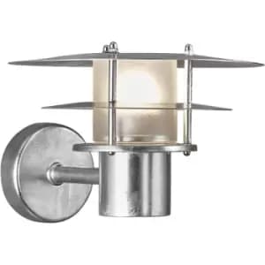 Bastia 24 Wall Light in Galv - Galvanised