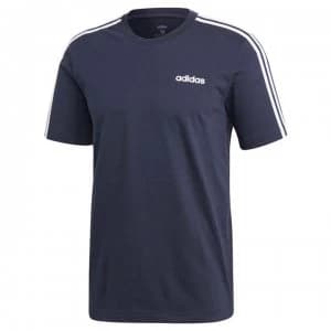 adidas Essentials 3-Stripes Mens T-Shirt - Legend Ink/Wht