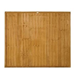 Forest Garden Dip Treated Closeboard Fence Panel - 6 x 5ft Pack of 3