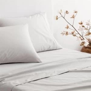 Sheridan Organic 300TC Percale Fitted Sheet - Dove