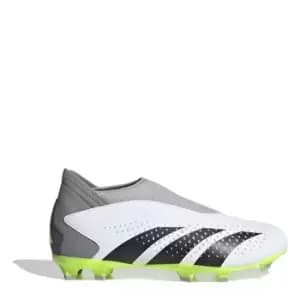 adidas Predator .3 Firm Ground Football Boots Child Boys - White