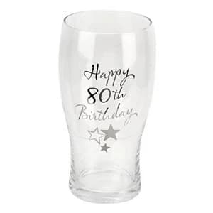 Birthdays by Juliana Beer Glass - 80th Birthday