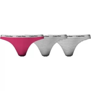 Calvin Klein THONG 3PK (FF) - Multi