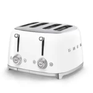 SMEG 50s Retro Style TSF03WHUK 2 Slice Toaster
