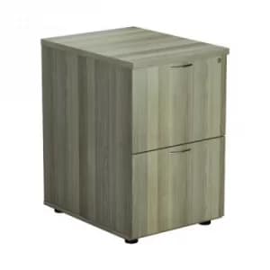 Jemini Grey Oak 2 Drawer Filing Cabinet Dimensions W465 x D600 x