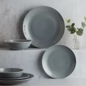 Gordon Ramsay Royal Doulton Grey Maze 12 Piece Dinner Set Grey