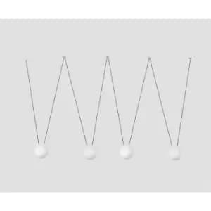 Faro Mine - 4 Light White Suspension Pendant, E27