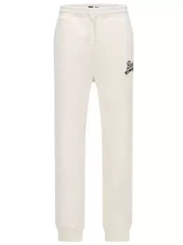 BOSS X RUSSELL ATHLETIC College Logo Sweatpants White