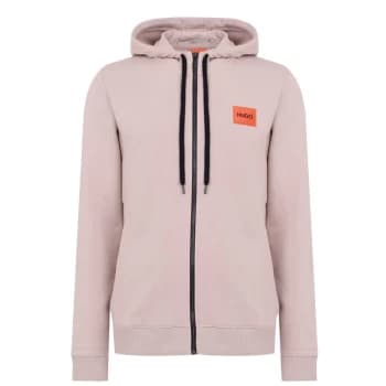 Hugo Daple Zip Through Hoodie - Lt Pastel 239