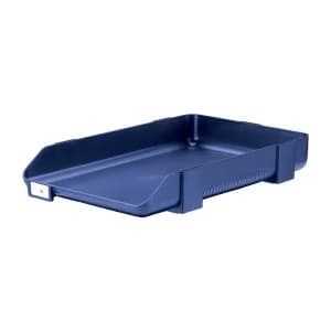 Rexel Agenda 55m Classic Letter Tray Stackable Blue Single