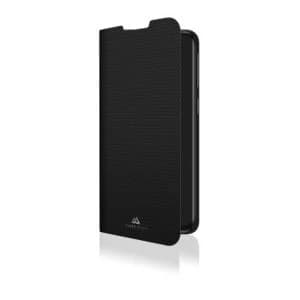 Black Rock The Standard Booklet Case Compatible with Samsung Galaxy A40 Soft Silicone TPU Cover (Black)