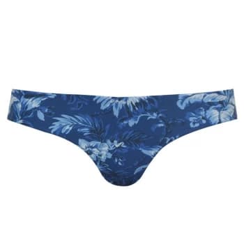 Jack Wills Botany Classic Bikini Bottoms - Blue Floral