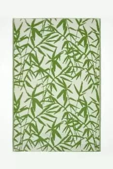 Zena Tropical Green Outdoor Rug