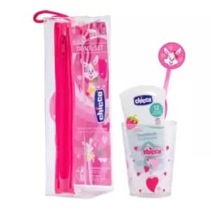 Chicco Oral hygiene set Pink color 36m +