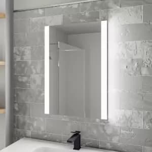 Rectangular LED Bathroom Mirror with Demister & Shaver Socket 500x700mm -Pegasus