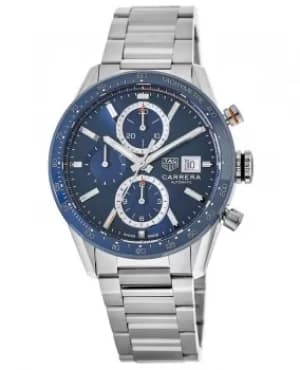 Tag Heuer Carrera Calibre 16 Chronograph Blue Dial Steel Mens Watch CBM2112.BA0651 CBM2112.BA0651