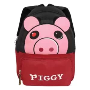 Piggy Boys Face Backpack (One Size) (Black/Red/Pink)
