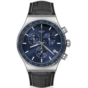Unisex Swatch Cobalt Lagoon New Irony Chrono Watch