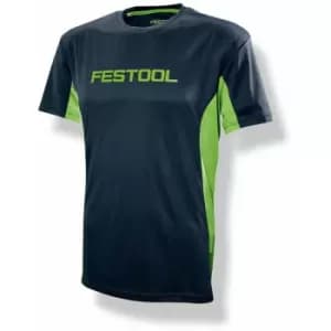 Festool Training shirt Mens - XXXL - Black/Green