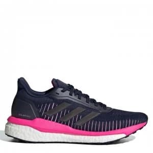 adidas Solar Drive Ladies Running Shoes - Navy/Pink