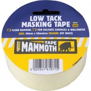 Everbuild Low Tack Masking Tape 25mm 25m