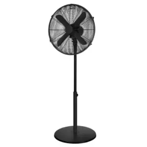 Zanussi 16" Metal Pedestal Fan - Matt Black