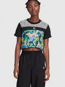 Adidas Originals Her Studio Cropped T-Shirt - Multi