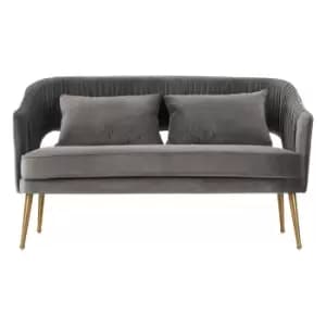 Hendricks Velvet Sofa Blue