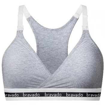 Bravado Original nursing bra for cup sizes B-D - Grey