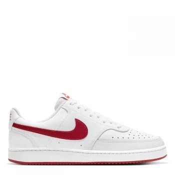 Nike Vision Low Mens Shoe - White/Red