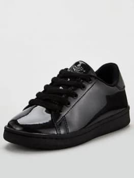 Lelli Kelly Taylor Lace Up Plimsolls - Black Patent