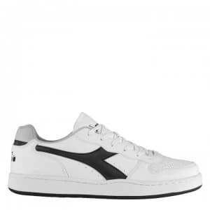 Diadora Lifestyle Playground Trainers Mens - Whte/Blck C0351