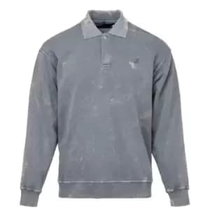 Kangol Sleeve Polo Sweatshirt - Grey
