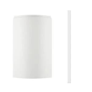 Cooke Lewis Appleby High Gloss White Curved wall base door filler post Set of 2