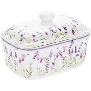 Lavender Butter Dish By Lesser & Pavey