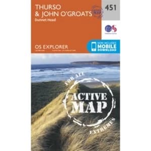 Thurso and John O'Groats by Ordnance Survey (Sheet map, folded, 2015)