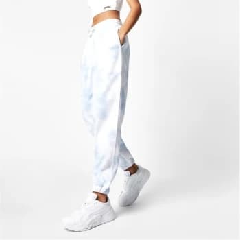 Slazenger x Sophia & Cinzia Fleece Joggers - Blue Tie Dye