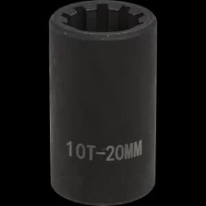 Sealey 1/2" Drive 10 Point Square Ribe Brake Caliper Socket 1/2" 20mm