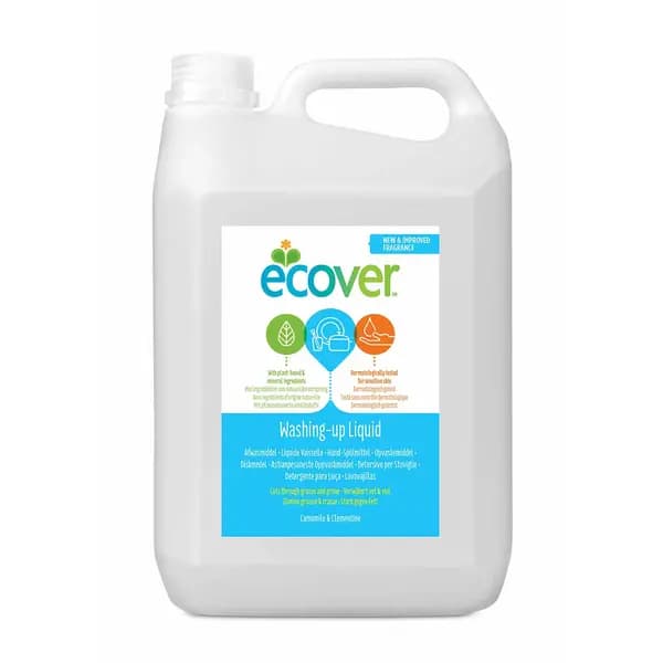 Ecover Washing Up Liquid Refill Camomile & Clementine 5L