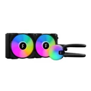 Fractal Design Lumen S24 RGB Processor All-in-One liquid cooler 12cm Black