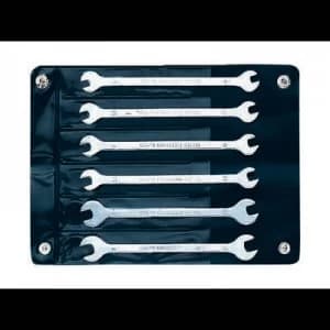 Bahco 1933M/6T Double-ended open ring spanner set 6 Piece